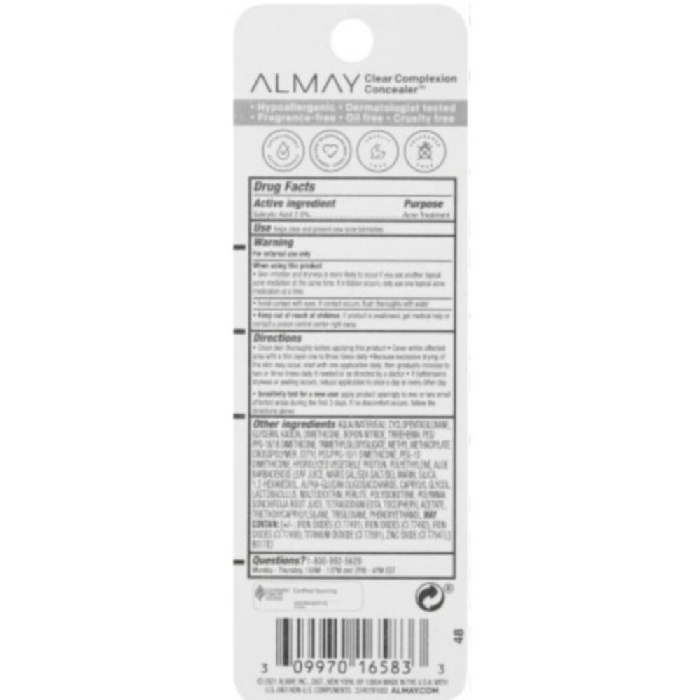 Almay Clear Complex Concealer (200) NIP - Picture 2 of 2